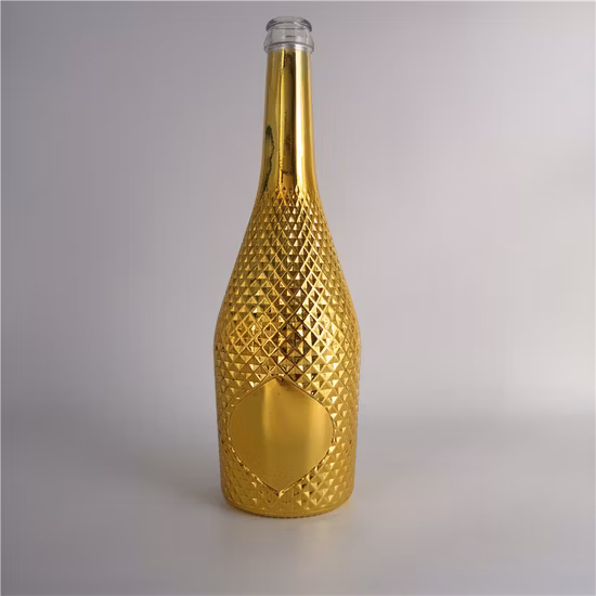 Vazio 70cl/75cl/1L Rum/Whisky/Whiskey/Tequlia/Genevieve garrafa de vidro para licor/vinho/espírito