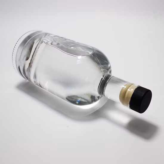 10cl 20cl 70cl 750ml Rodada Nordic Vodka Gin Rum Garrafa Garrafas de vidro de licor fosco