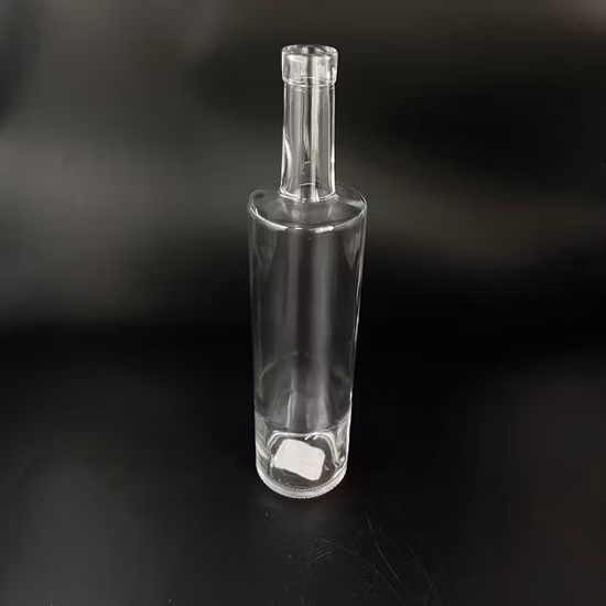 Garrafa de vidro personalizada 500ml 700ml 750ml, garrafa de vidro transparente vazia, garrafa de vidro de vodka, uísque, tequila, gin, licor, bebidas espirituosas